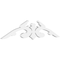 Ekena Millwork Pitch Milton Architectural Grade PVC Gable Pediment, 36"W x 9"H x 1"P (6/12) GPP036X009X100MIL - alternate 1